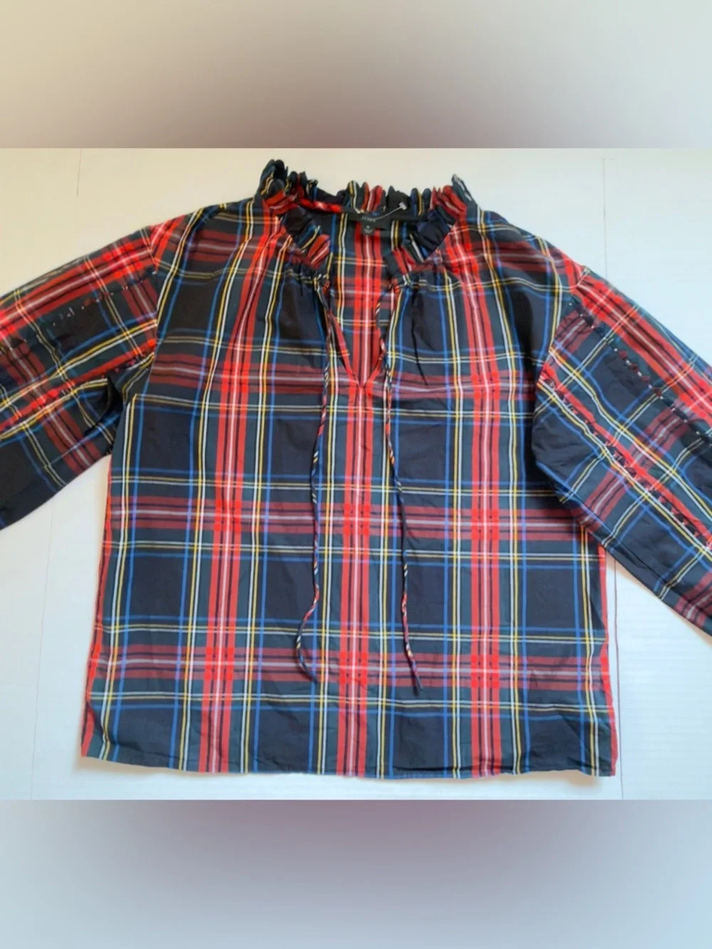 J. Crew lightweight plaid